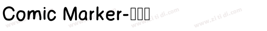 Comic Marker字体转换
